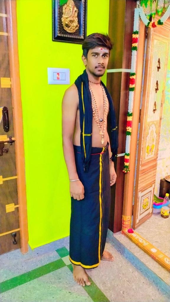 Traditional Attire with Rudraksha